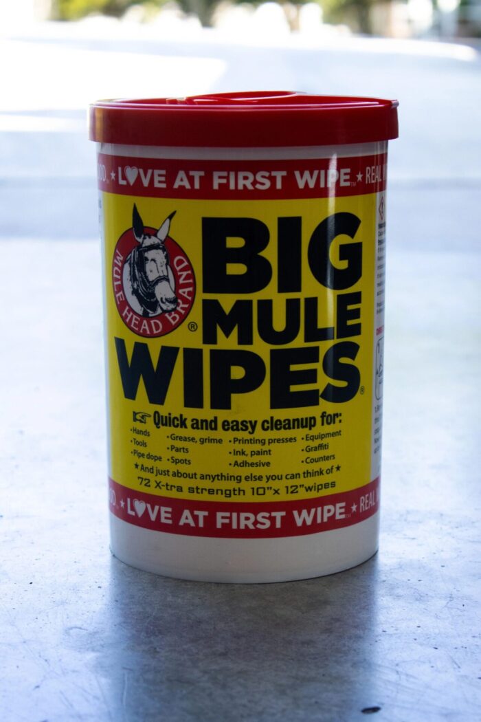 Mule Head Brand Big Mule Wipes MHPBMW6
